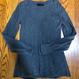 CALVIN KLEIN JEANS Textured GRAY Sweater  Size M